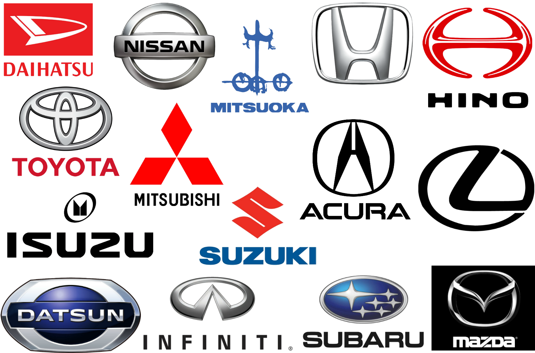 Cars Logo Brands PNG Background
