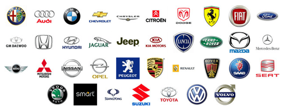 Cars Logo Brands Transparent Free PNG Clip Art