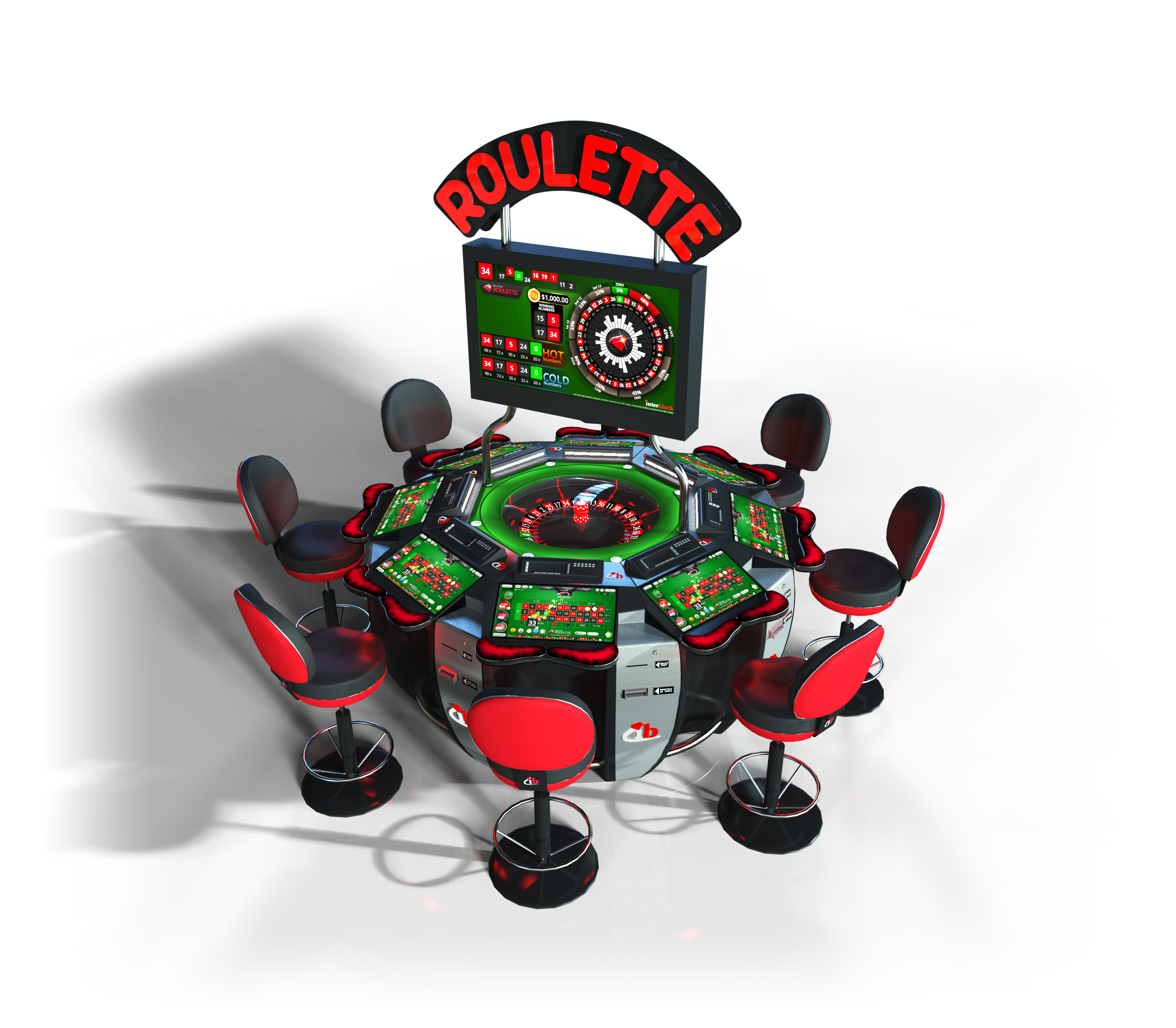 Casino Roulette Background PNG Image