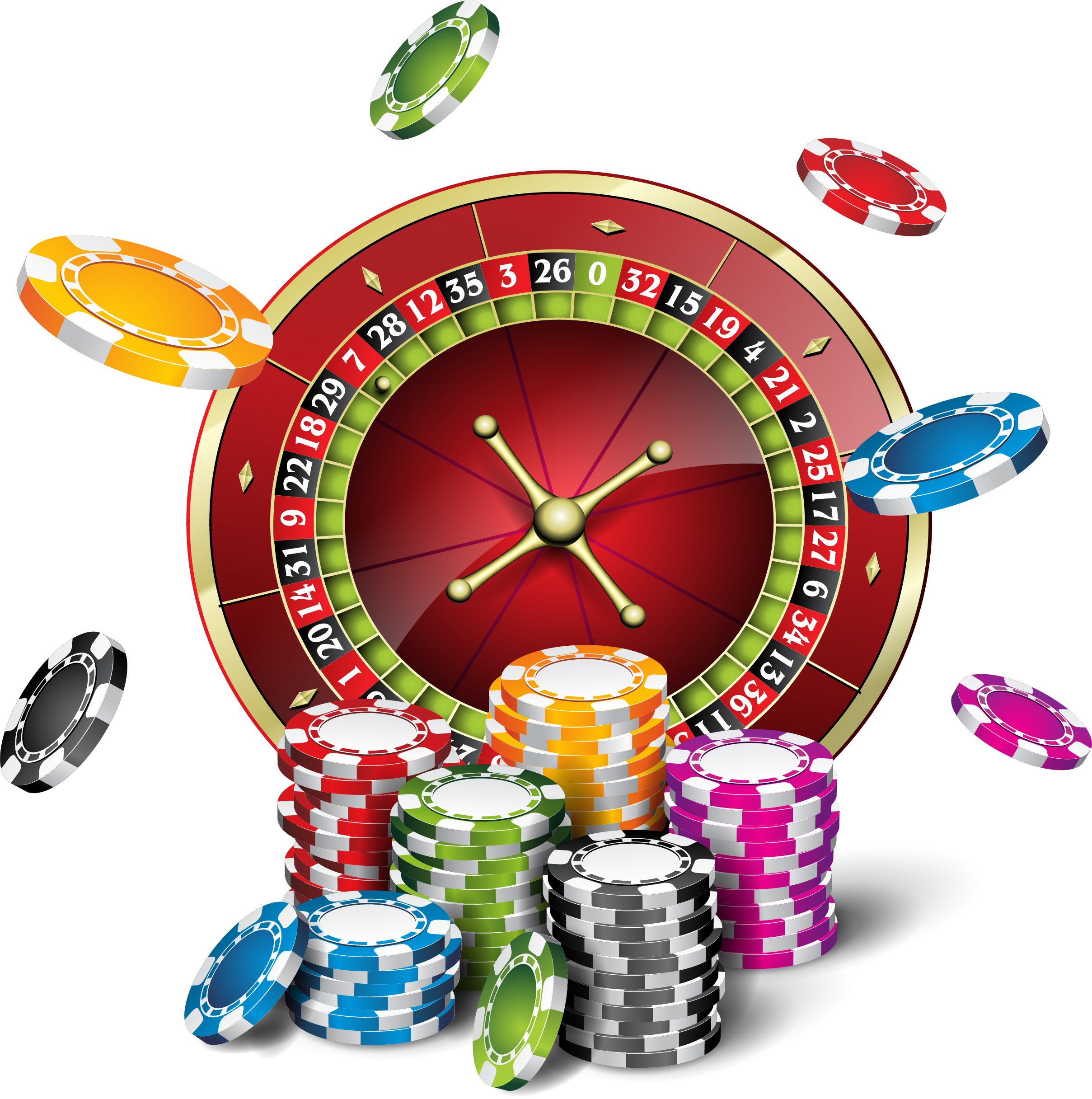 Casino Roulette PNG Photo Clip Art Image