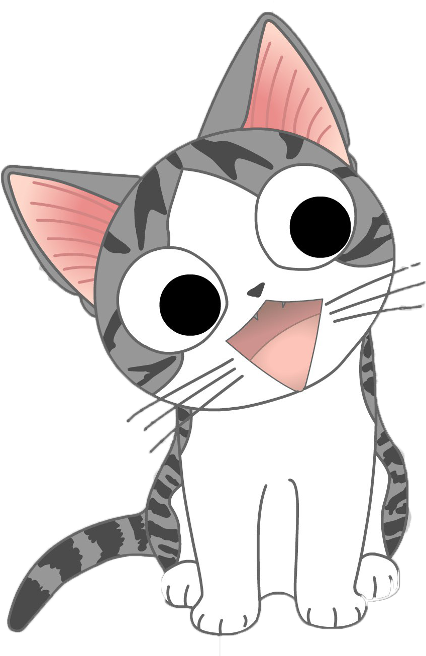 Cat Anime PNG Background