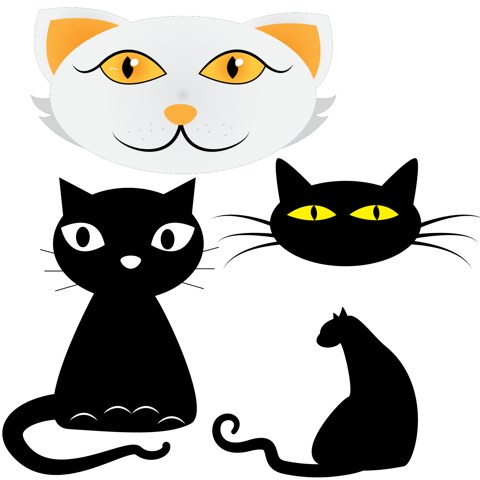 Cats Clipart Transparent Free PNG