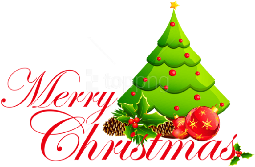 Christmas Tree Background PNG