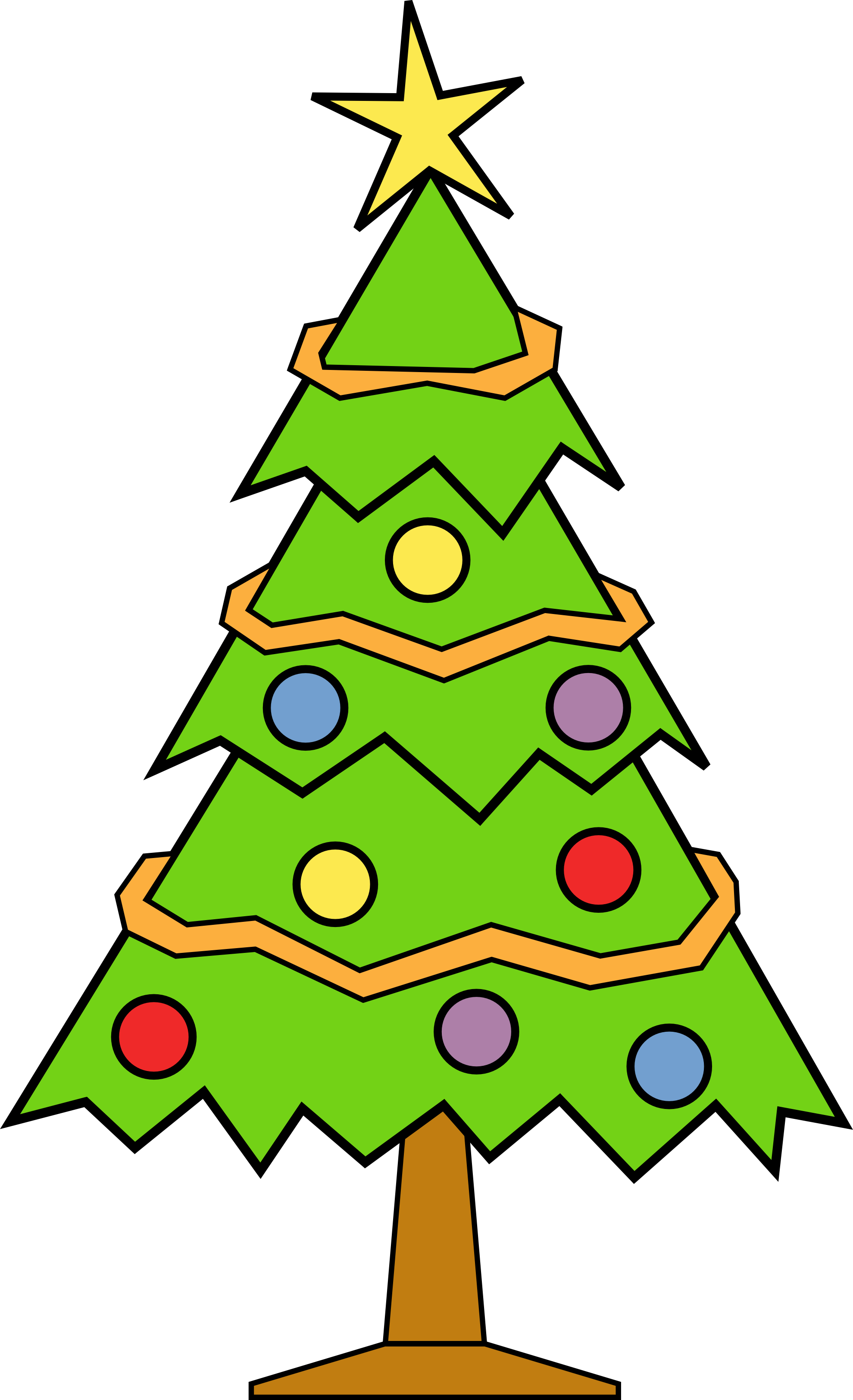 Christmas Tree Clip Art PNG HD Quality