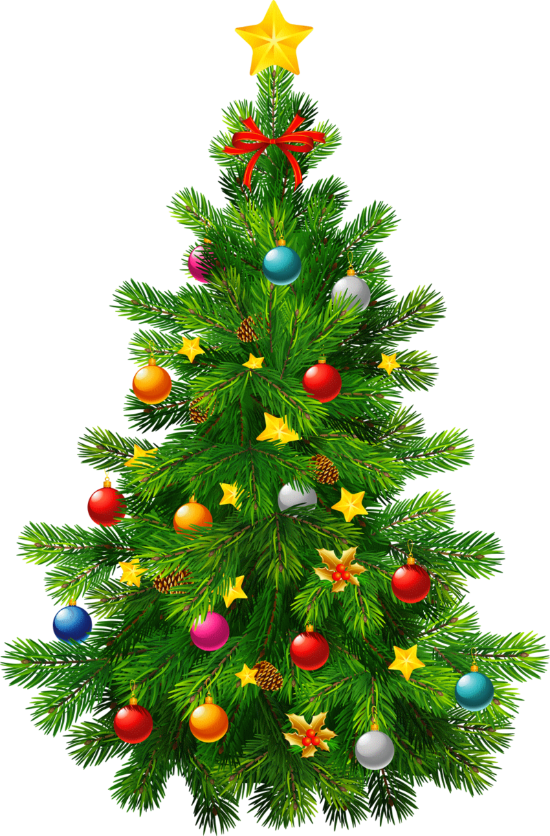 Christmas Tree Clipart PNG Images HD