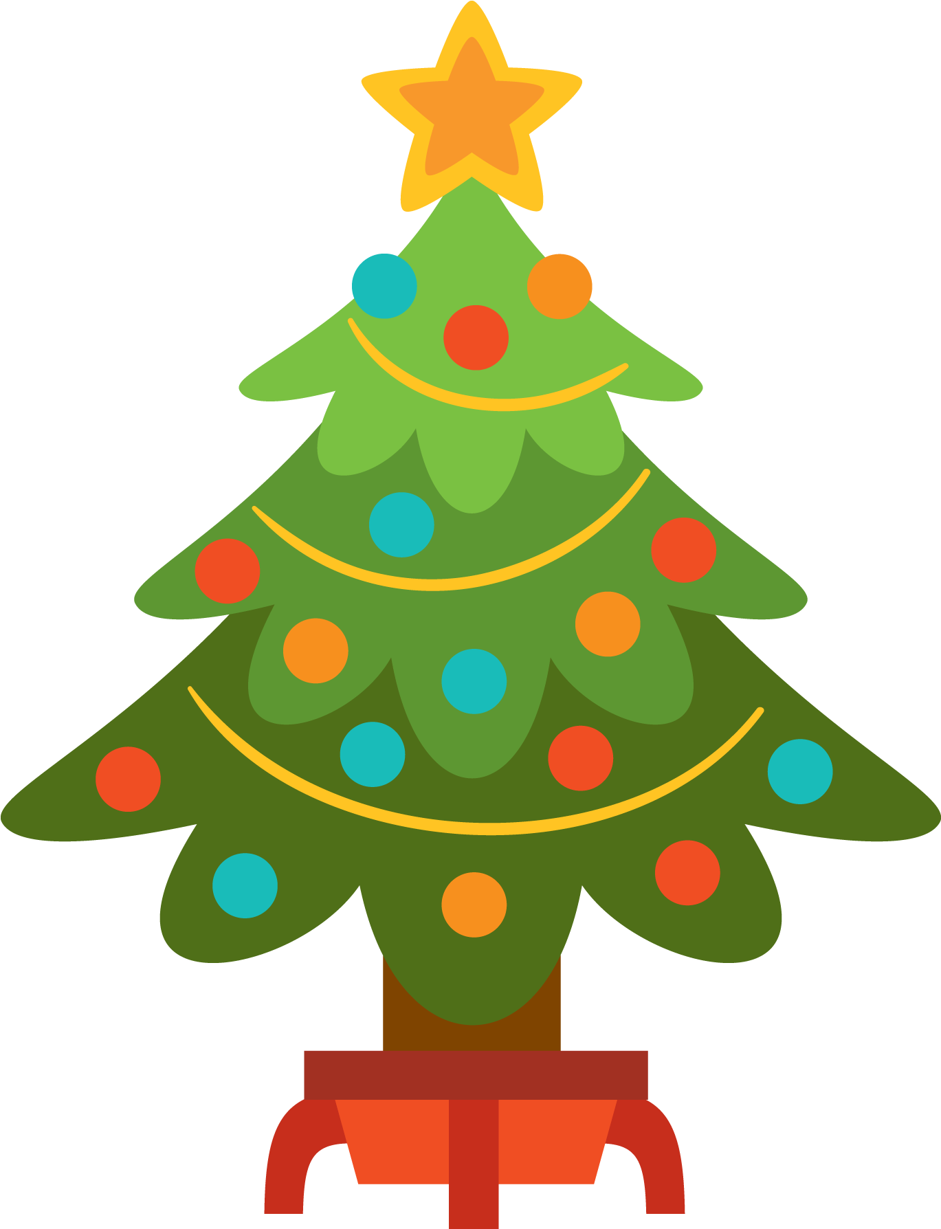 Christmas Tree Clipart Transparent Background