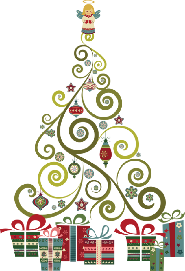 Christmas Tree Clipart Transparent Image