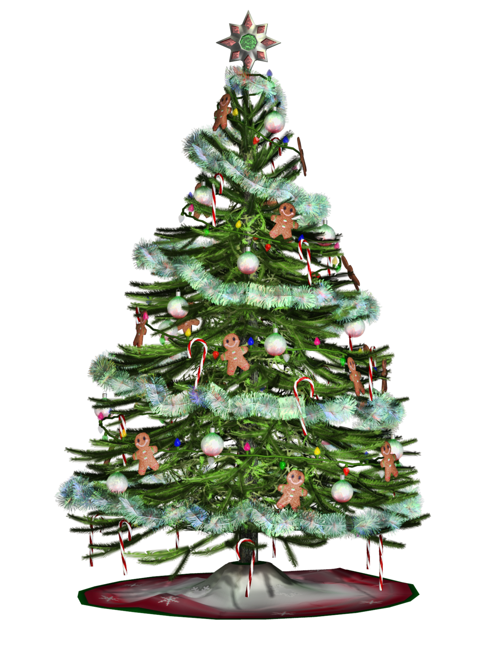Christmas Tree PNG Clipart Background HD
