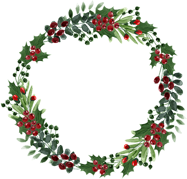 Christmas Wreath PNG HD Free File Download