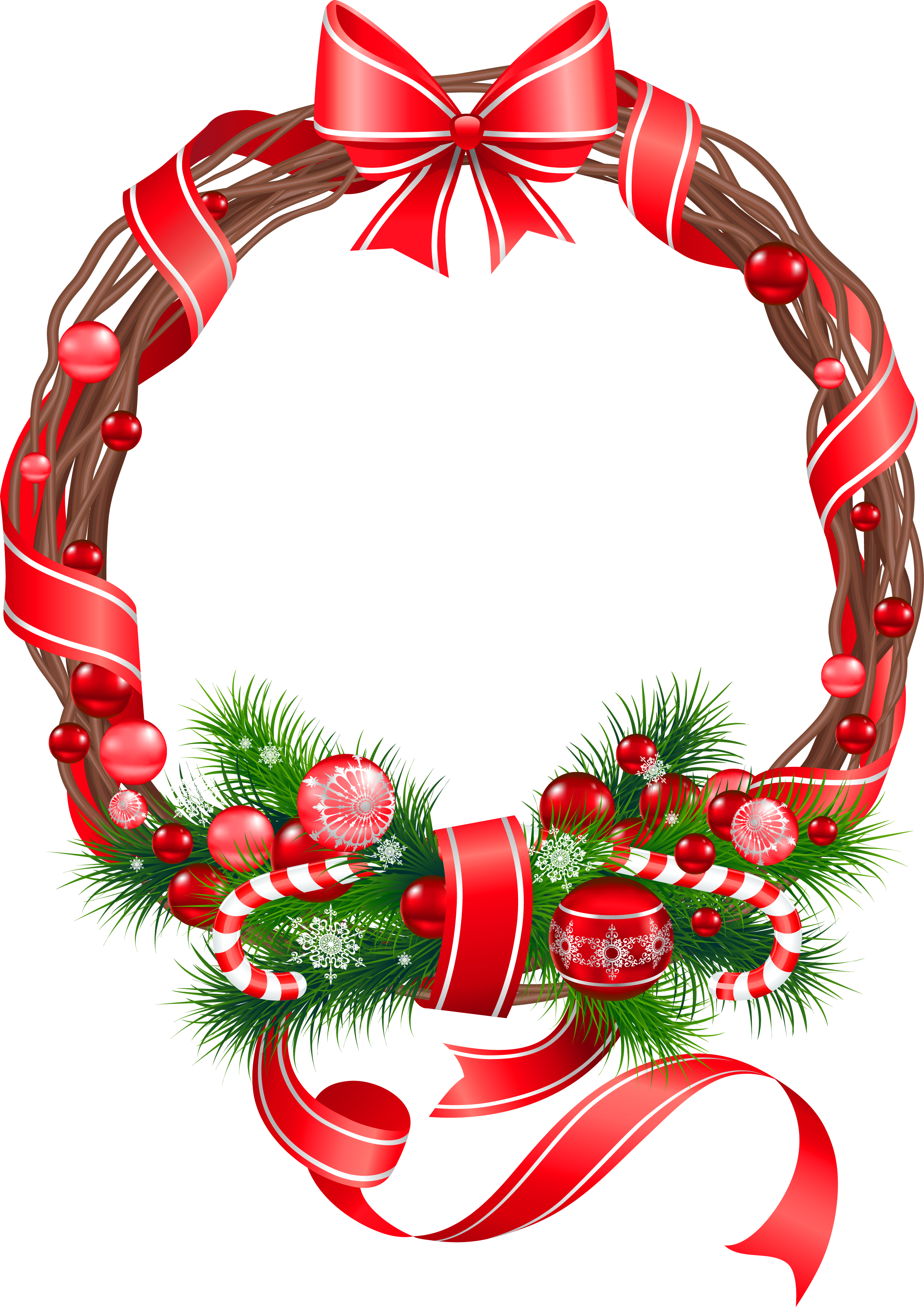 Christmas Wreath PNG Photo Image