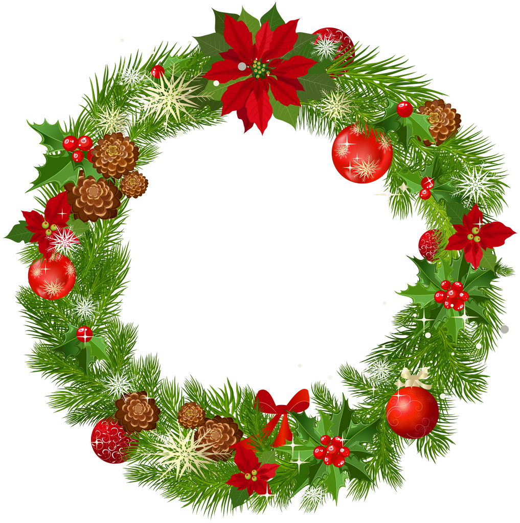 Christmas Wreath Transparent File