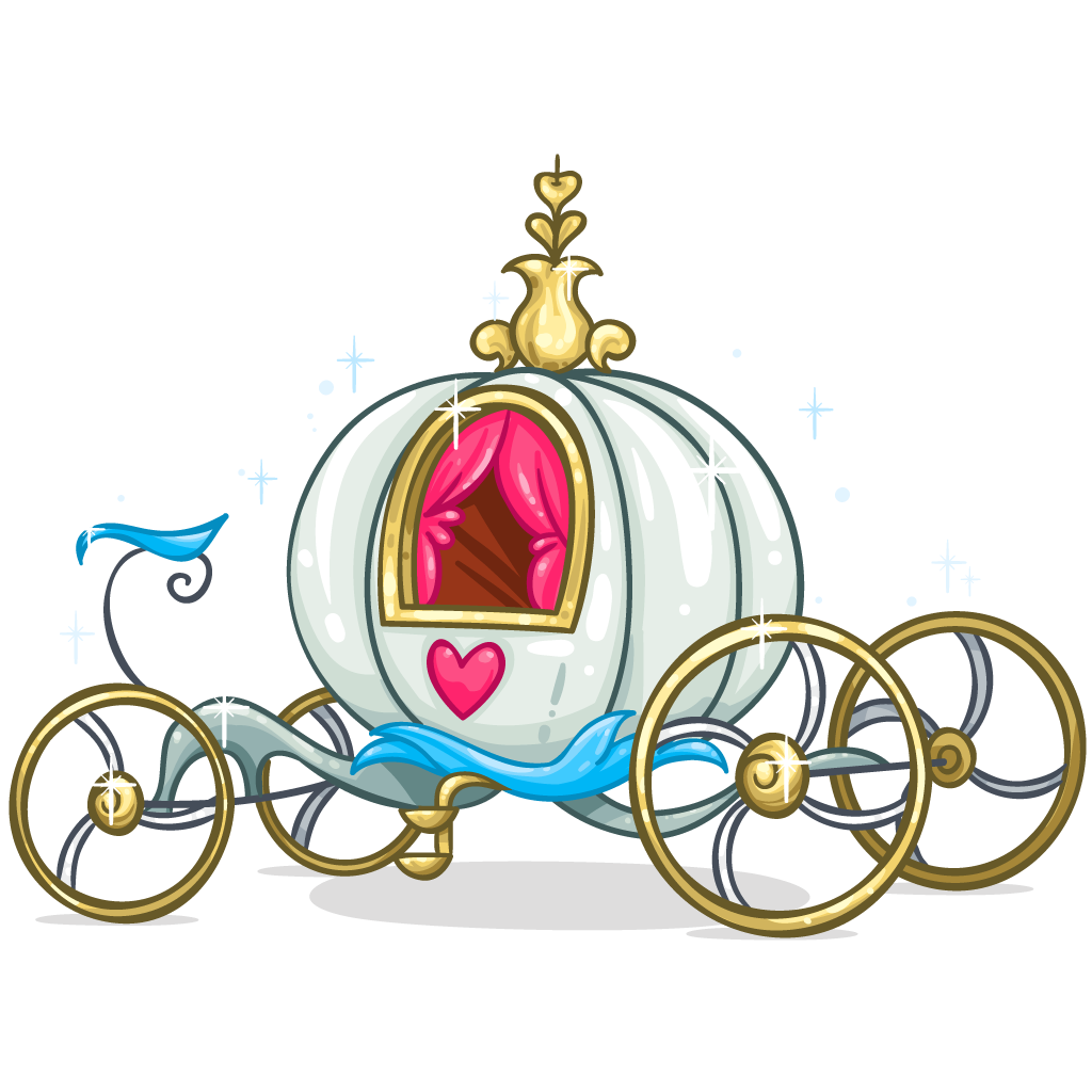 Cinderella Carriage Background PNG