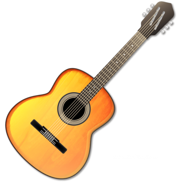Classical Guitar Background PNG