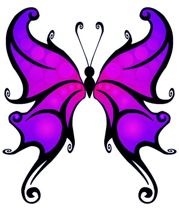 Clip Art Butterfly PNG Photo Image