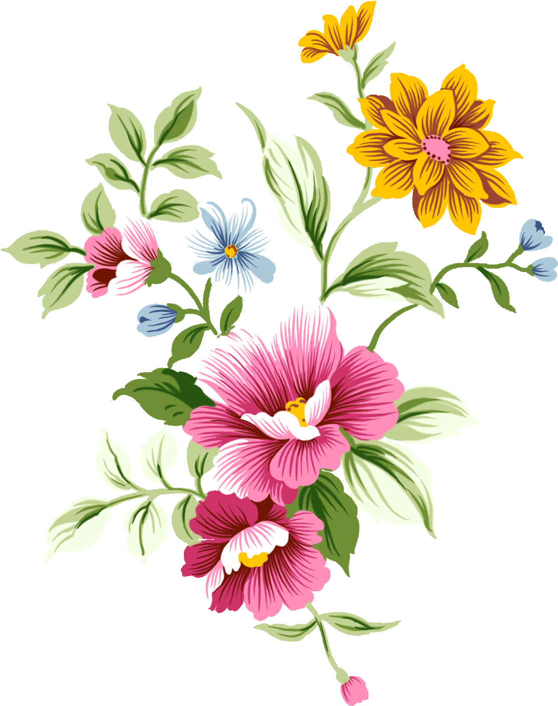 Clip Art Flowers PNG HD Quality