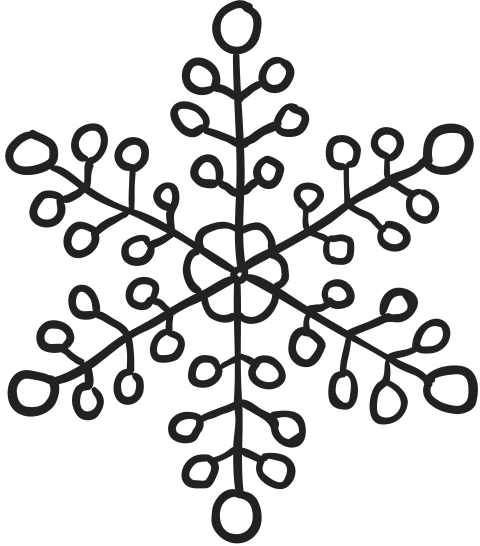 Clip Art Snowflake Transparent Image