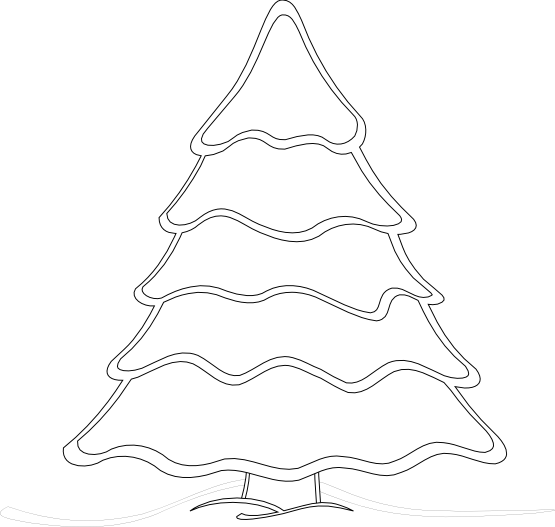 Clipart Christmas Tree Transparent Background