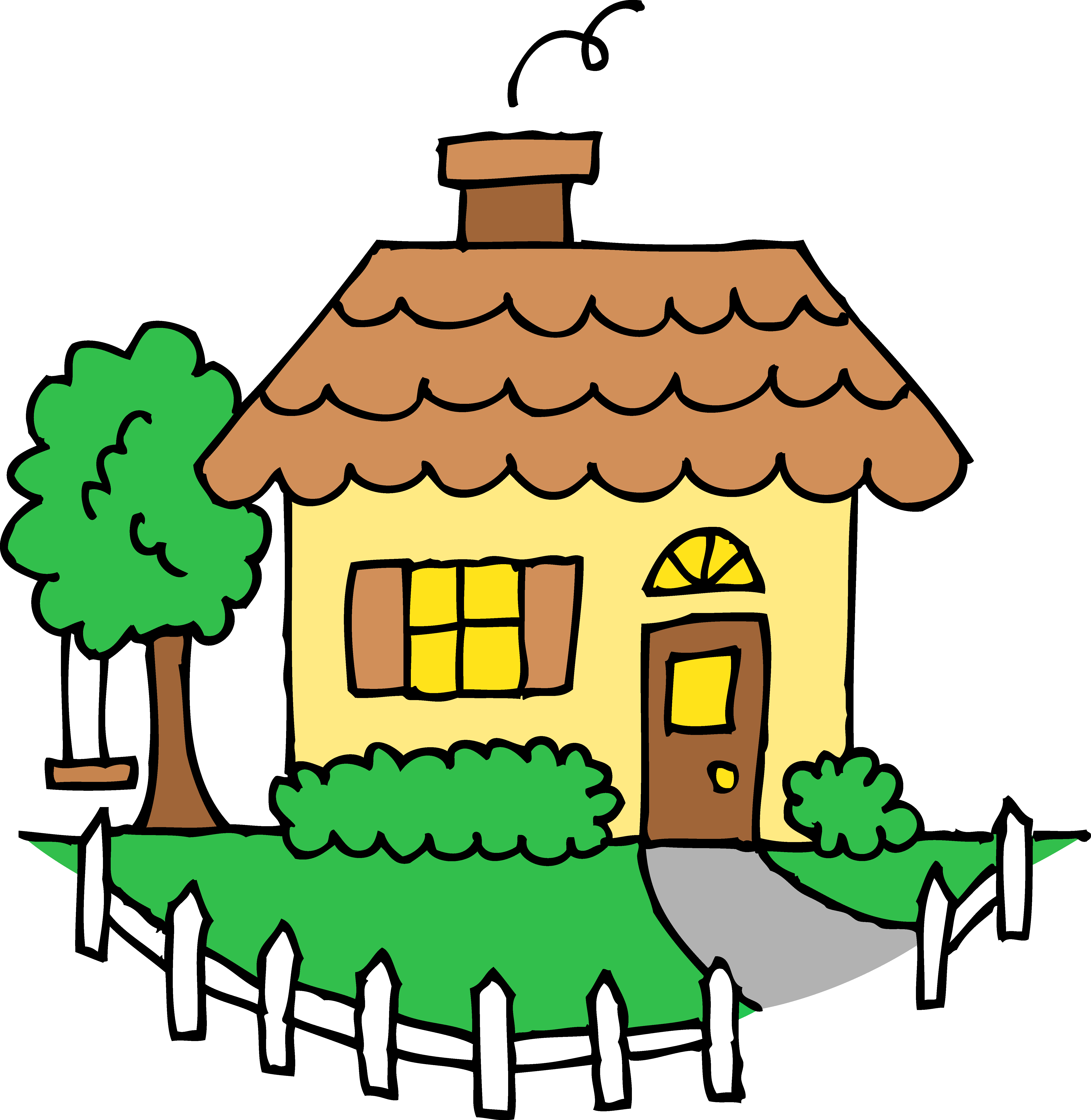 Clipart Of House Background PNG Image