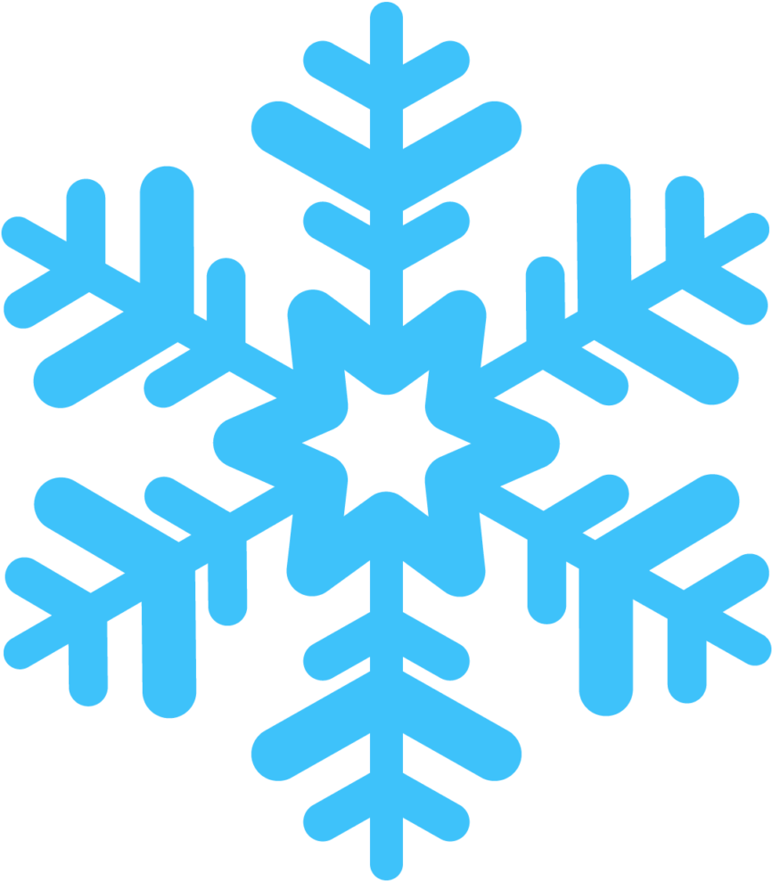 Clipart Of Snowflakes Background PNG Image