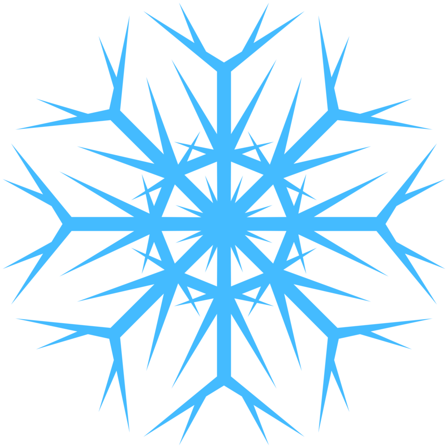 Clipart Snowflake Background PNG