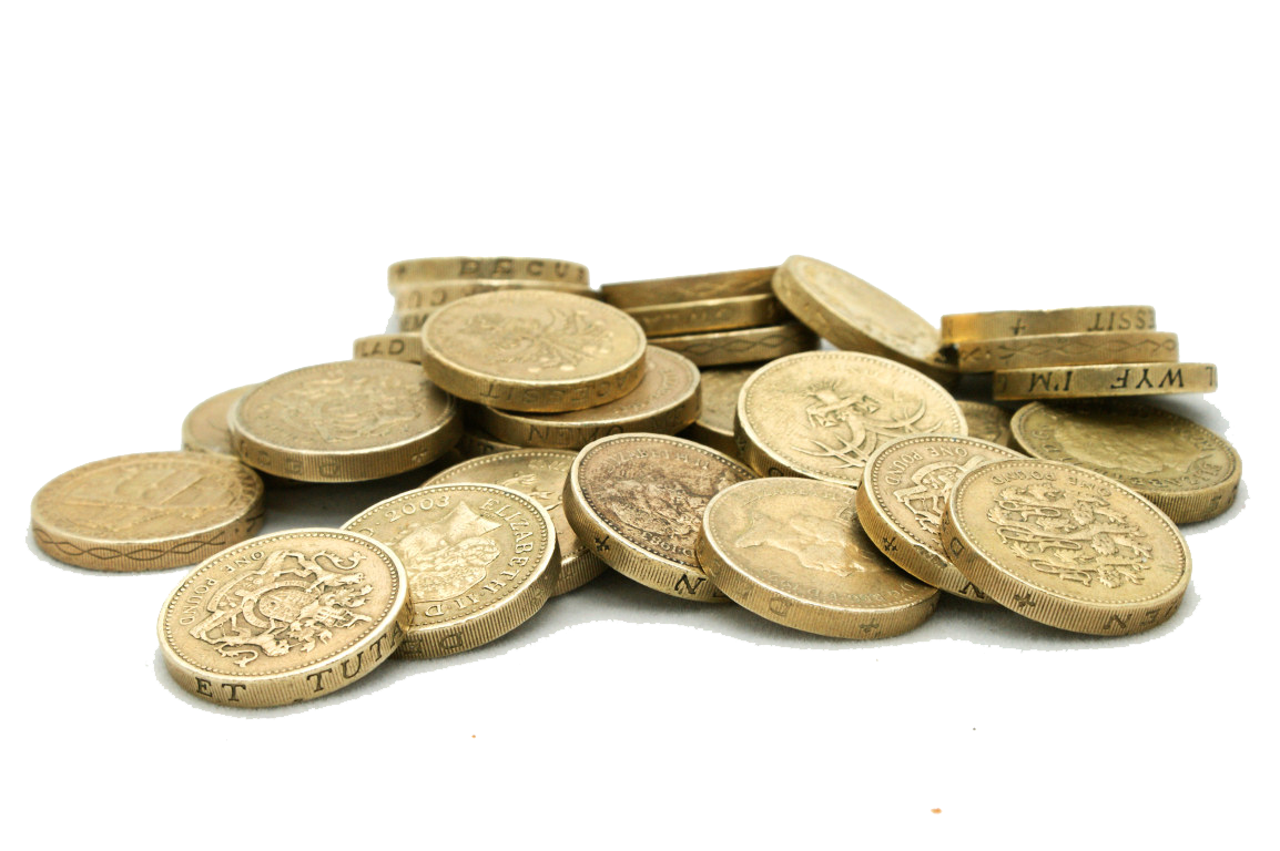 Coins Background PNG Image