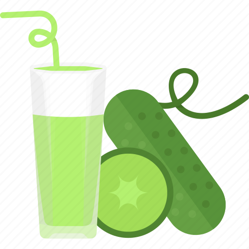 Cool Cucumber Juice Background PNG Image