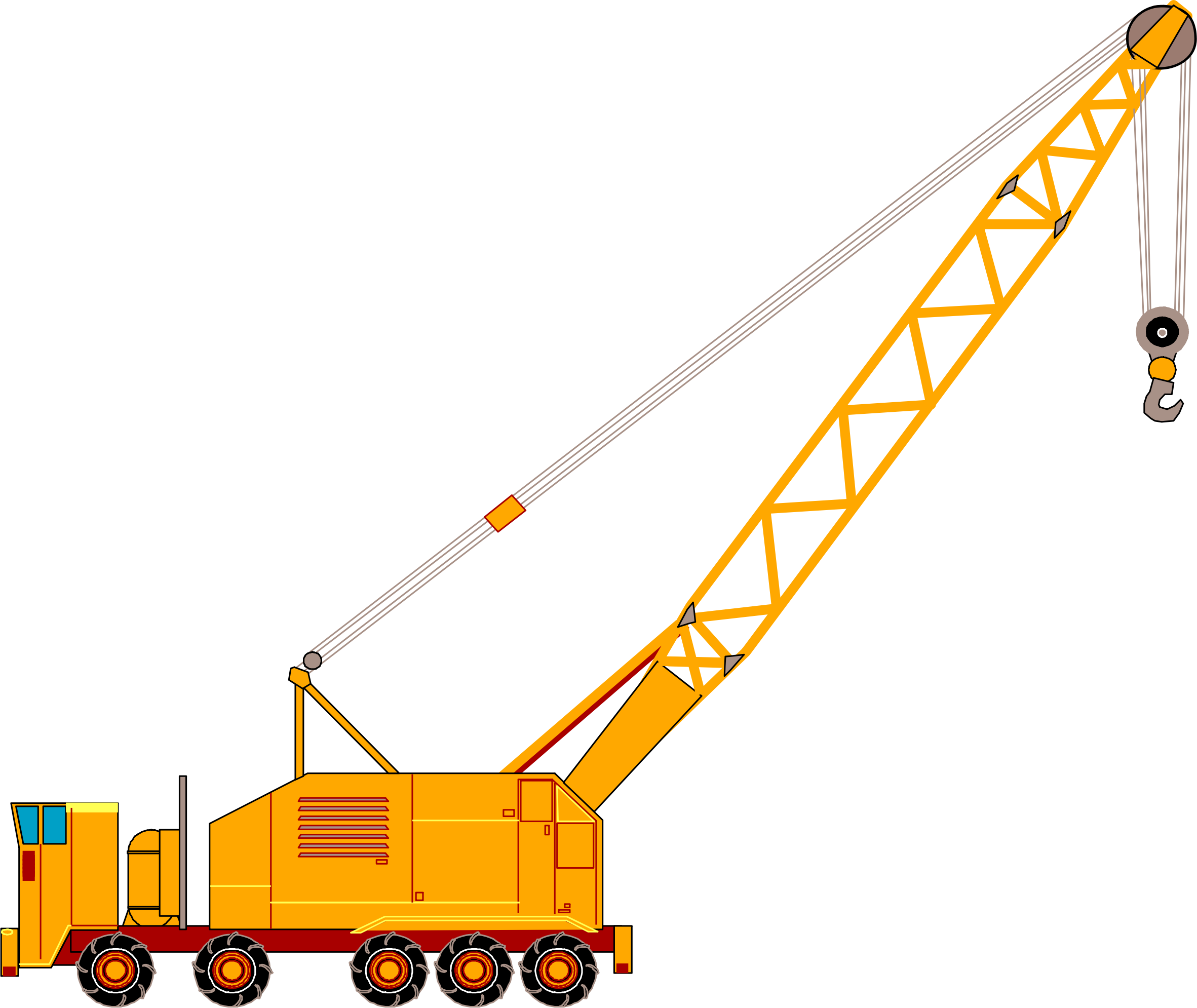 Crane PNG Background
