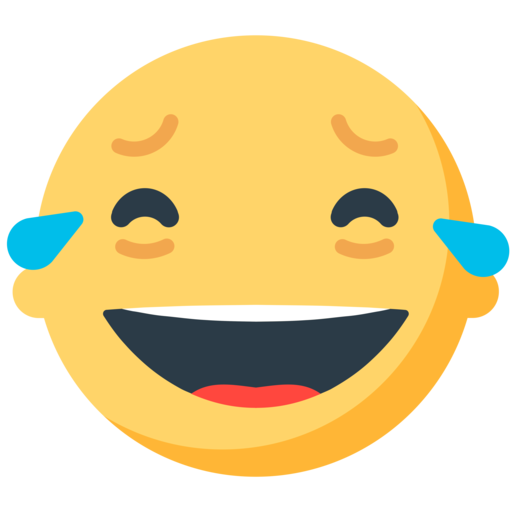 Cry Laughing Emoji Background PNG Image