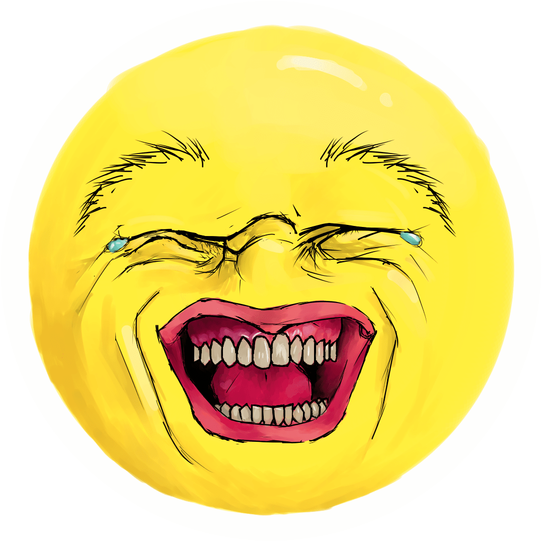 Cry Laughing Emoji PNG Photo Image