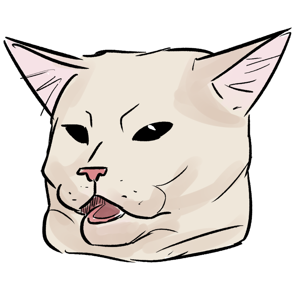 Crying Cat Memes Transparent Background