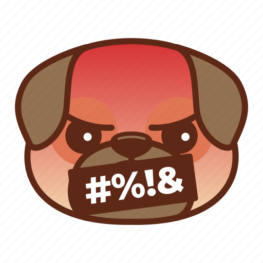 Cursing Emoji Background PNG Image
