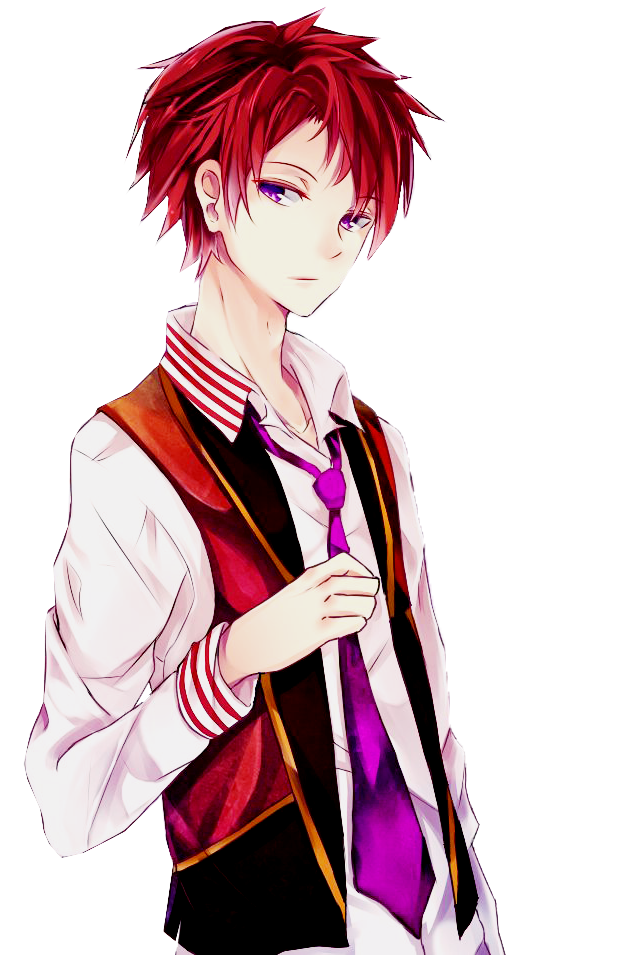 Cute Anime Boy Background PNG