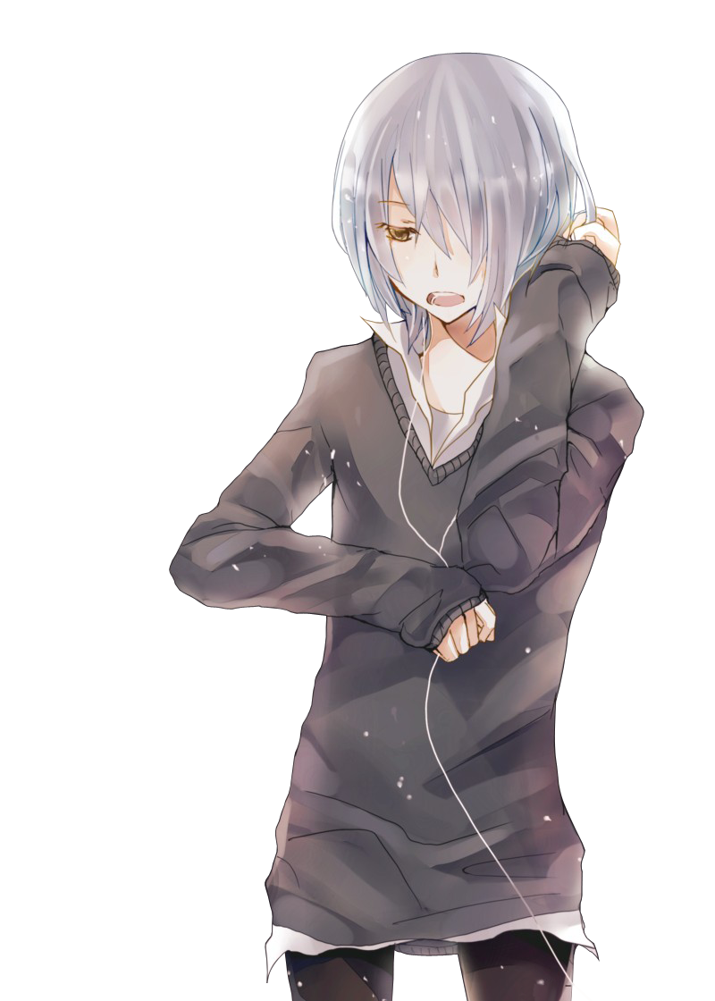 Cute Anime Boy Transparent Background