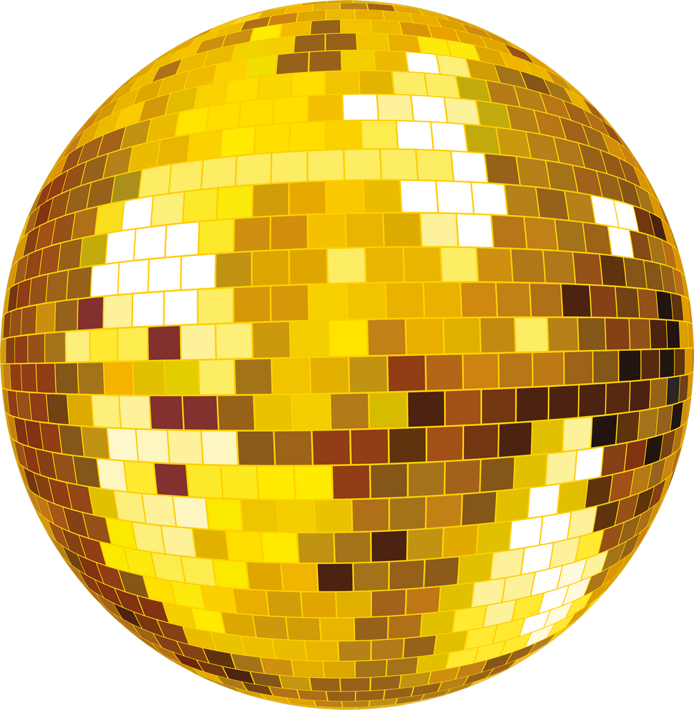 Disco Ball PNG Background