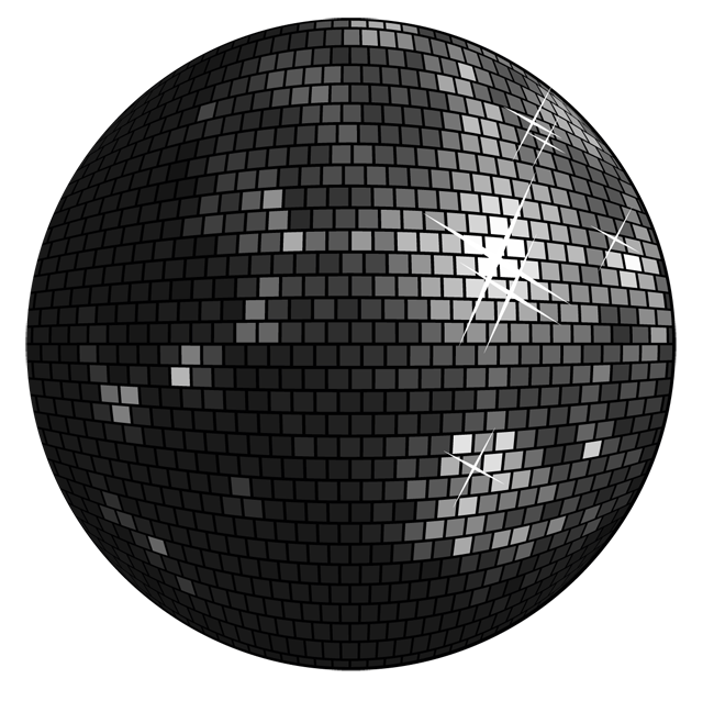 Disco Ball Transparent Clip Art Background