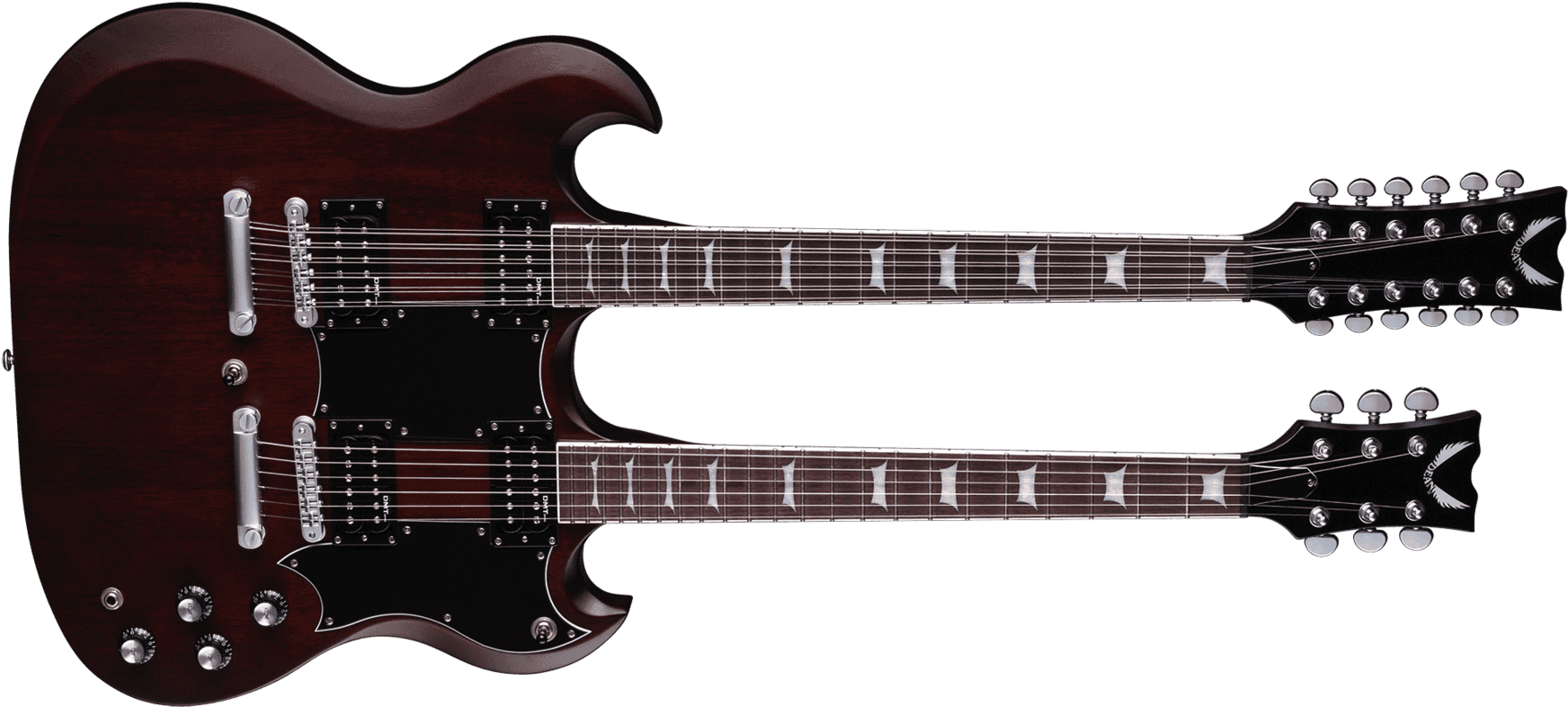 Double-Neck Guitar Free PNG