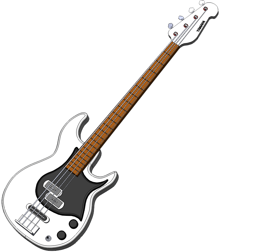 Double-Neck Guitar PNG Photo Image