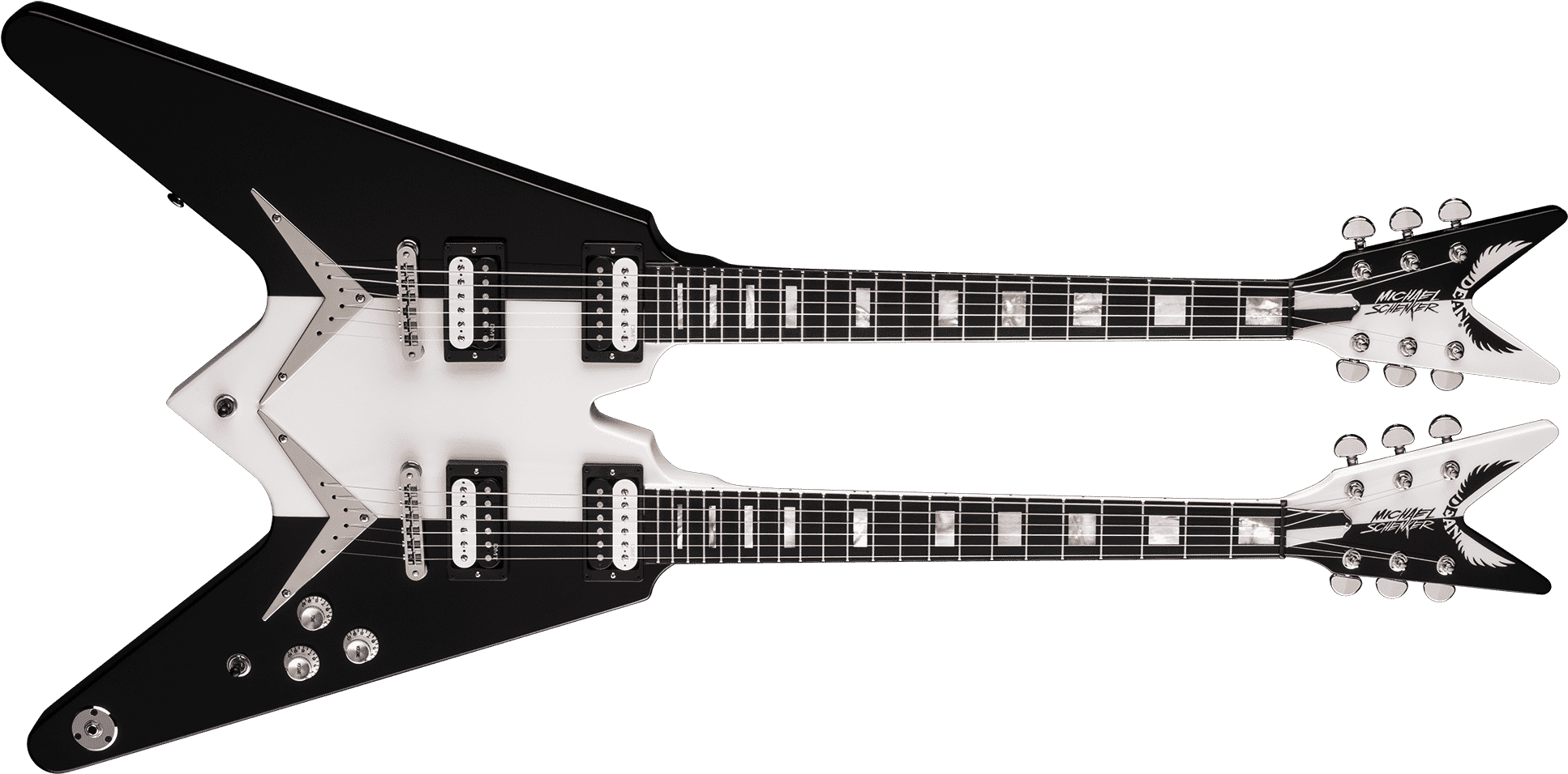 Double-Neck Guitar Transparent Image