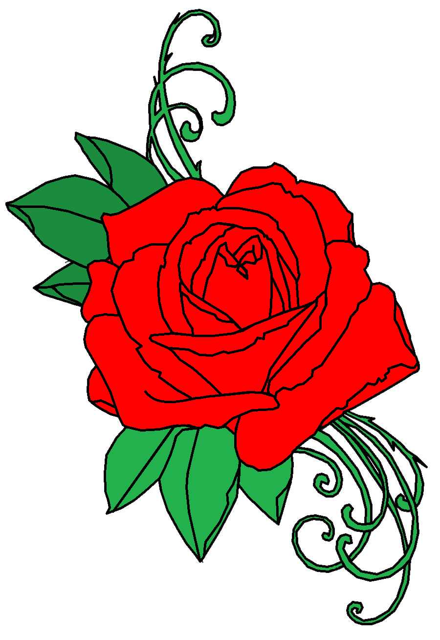 Drawings Of Roses Transparent Images