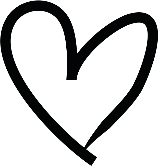 Drawn Heart Background PNG