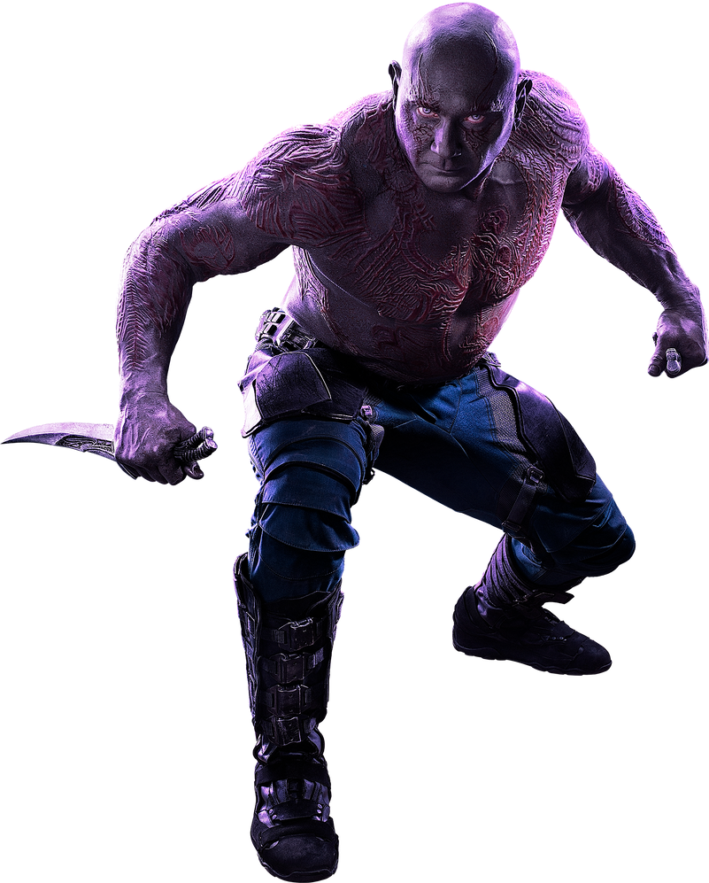 Drax The Destroyer Background PNG Image