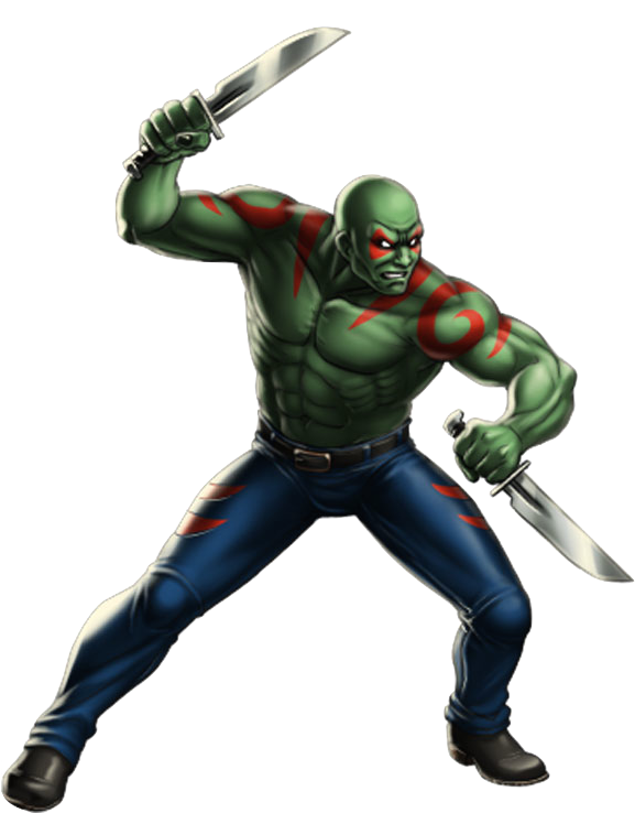 Drax The Destroyer PNG HD Quality