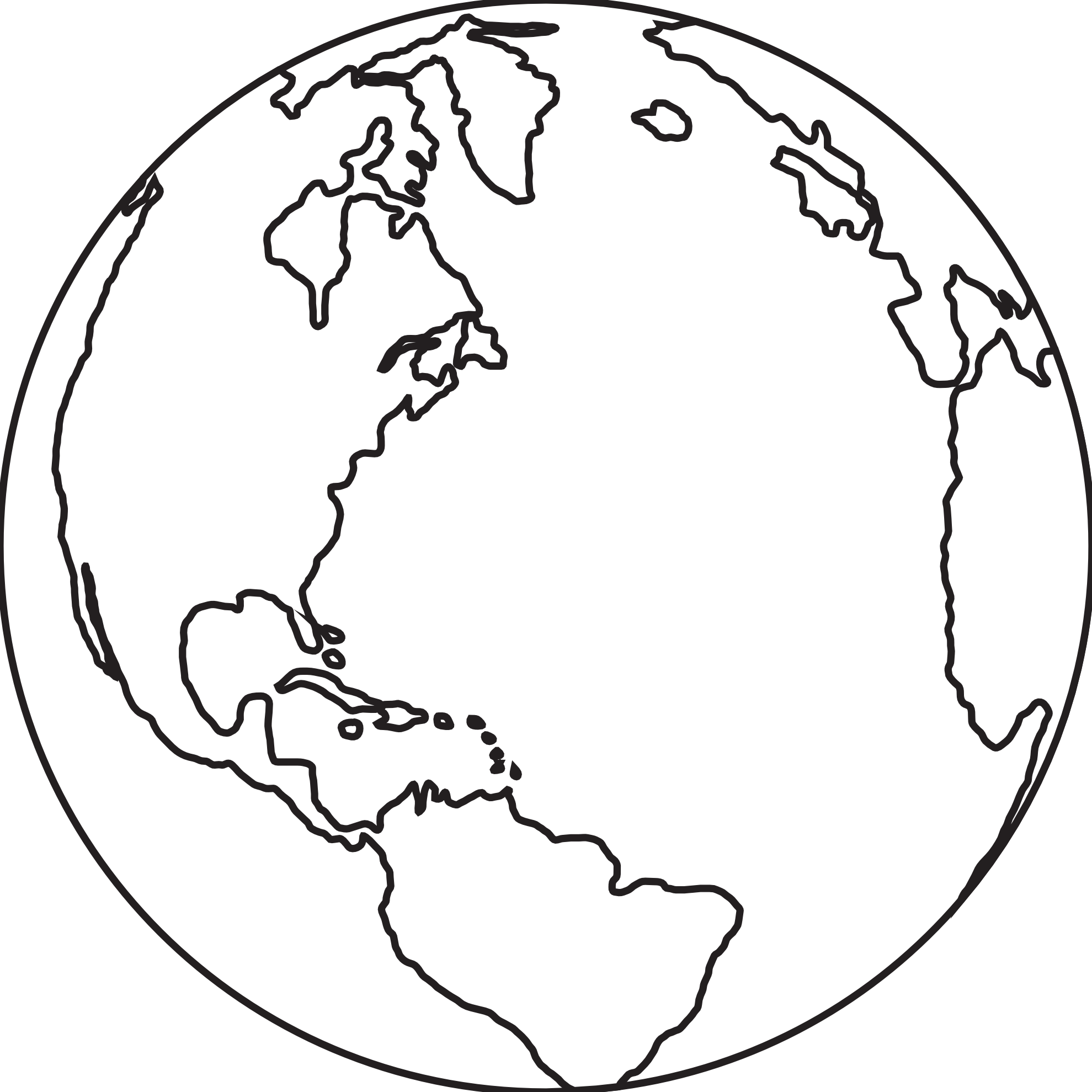 Earth Drawing PNG Background
