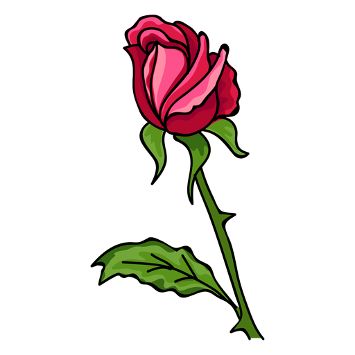 Easy Rose Drawings No Background