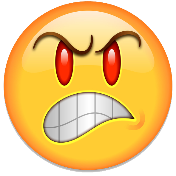 Emoji Angry PNG Background