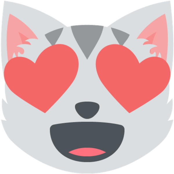 Emoji Heart Eyes PNG Background