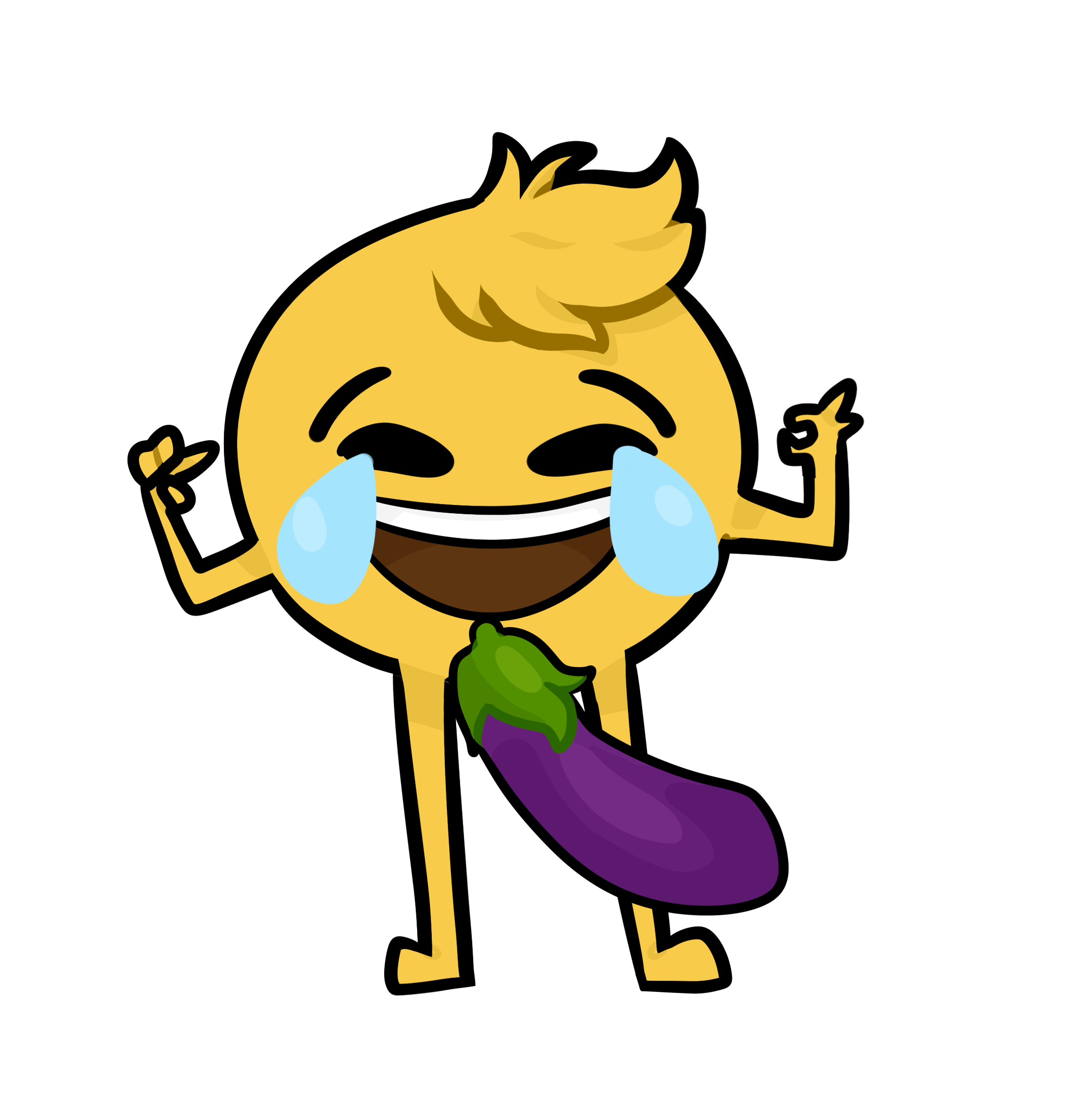 Emoji Memes Background PNG