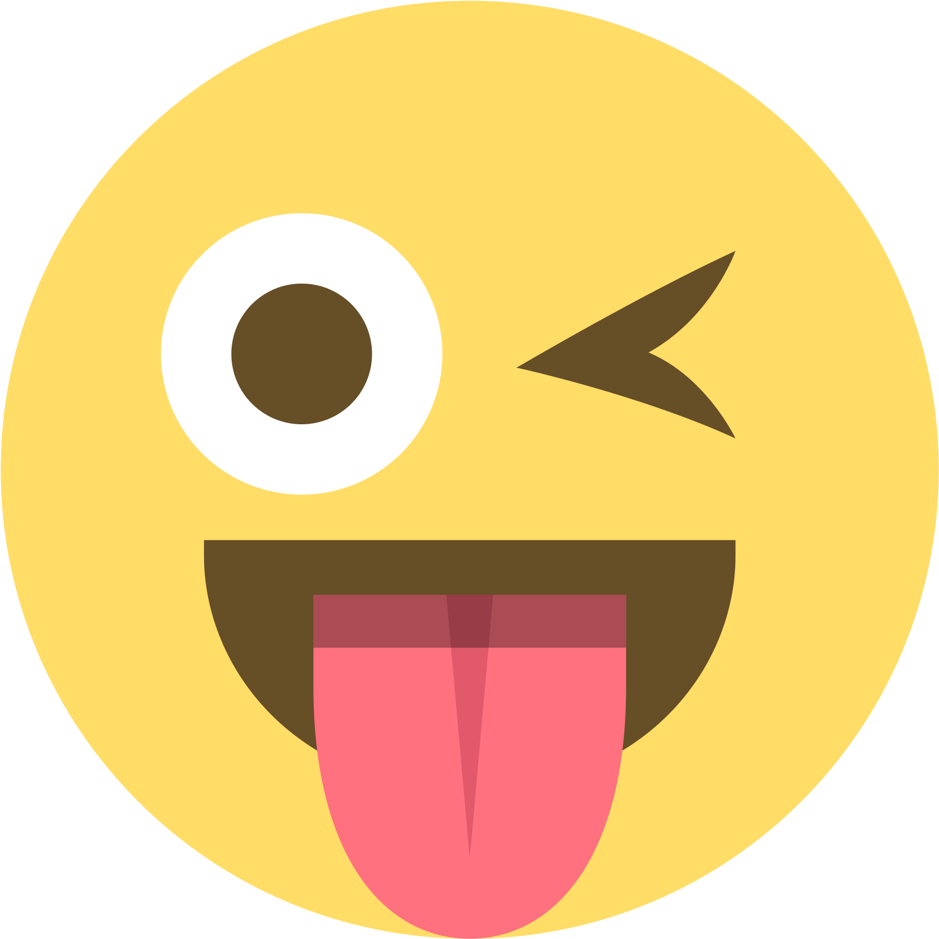 Emoji Wink Free PNG