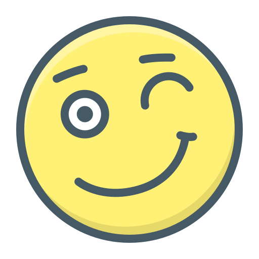Emoji Wink Transparent Free PNG