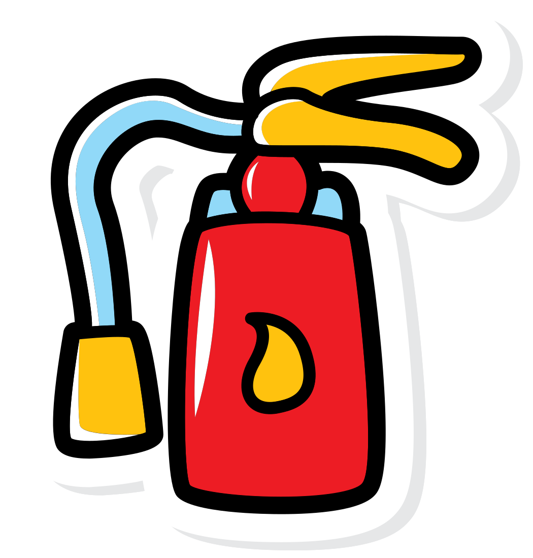 Extinguisher Background PNG Clip Art